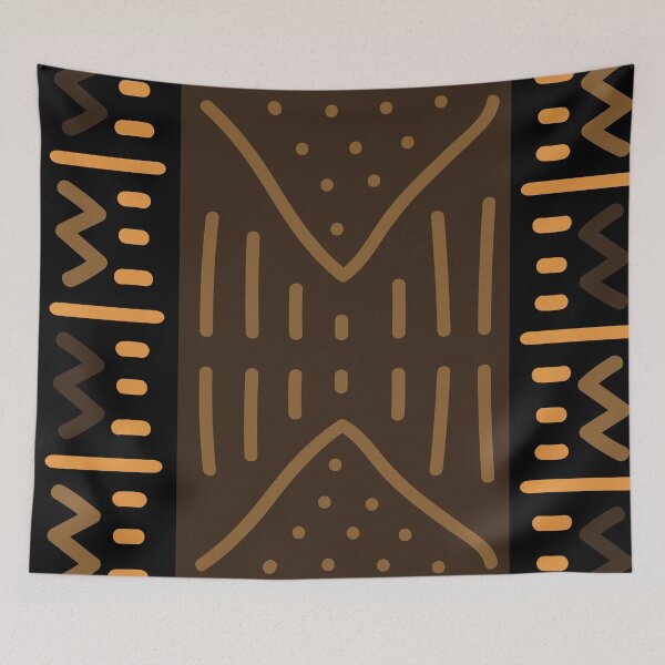 Item preview, Traditional Bogolan Pattern – African Textile Art & Ethnic Design designed and sold by Wolagno.