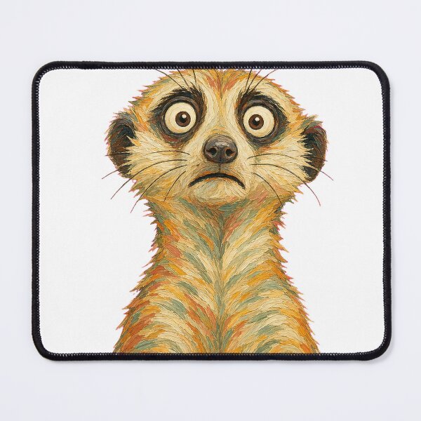 Item preview, My Brain Has Too Many Tabs Open Funny Meerkat T-Shirt Design designed and sold by KIDEnia.