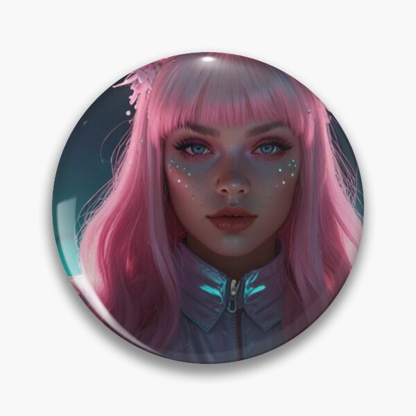 Item preview, Fractured Decora Kawaii Cyber Aesthetic Sticker | Dark Anime Aesthetic designed and sold by Joy-boy-op.