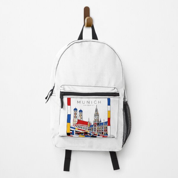 Item preview, Munich Mondrian style poster 3D designed and sold by CMYKStudio.