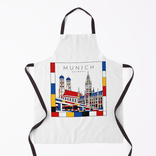 Item preview, Munich Mondrian style poster 3D designed and sold by CMYKStudio.