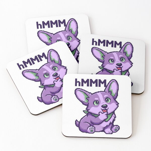 Item preview, Hmmm Meme Purple Bunny Funny Cute Animal Reaction Confused Humor T-Shirt designed and sold by pawsome purrfect.