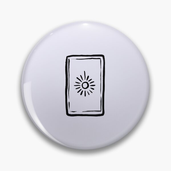 Item preview, Mystical Sun Tarot Card Line Art designed and sold by jianina-alondra.