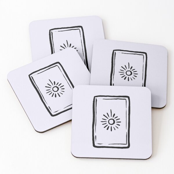 Item preview, Mystical Sun Tarot Card Line Art designed and sold by jianina-alondra.
