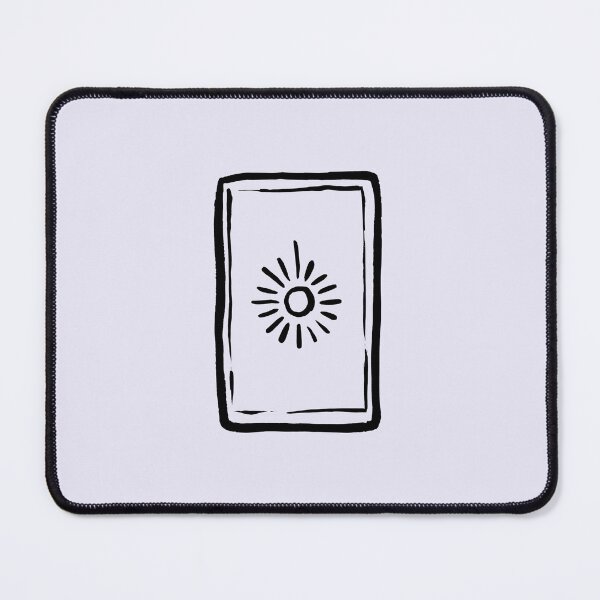 Item preview, Mystical Sun Tarot Card Line Art designed and sold by jianina-alondra.