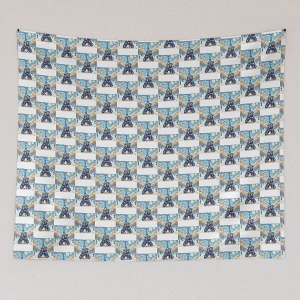 Item preview, Parisian Rottweilers Under Starry Sky ⭐⭐⭐⭐⭐ designed and sold by Redbubble-Gulf.