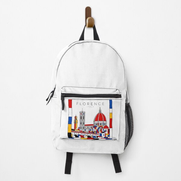 Item preview, Florence Mondrian style poster 3D designed and sold by CMYKStudio.