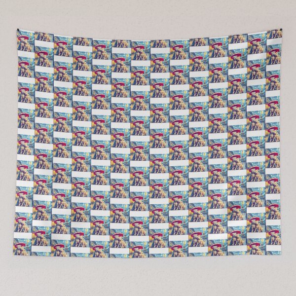Item preview, Starry Night In Paris With Adorable Pit Bulls ⭐⭐⭐⭐⭐ designed and sold by Redbubble-Gulf.