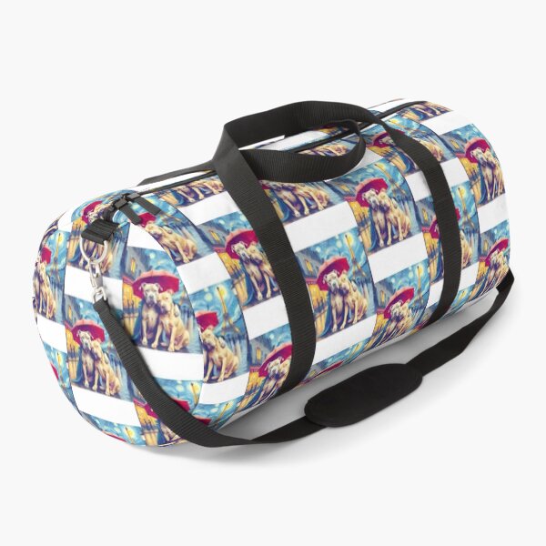 Item preview, Starry Night In Paris With Adorable Pit Bulls ⭐⭐⭐⭐⭐ designed and sold by Redbubble-Gulf.