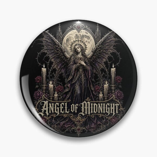 Item preview, Halloween Angel of Midnight – Dark Angel Gothic Sticker designed and sold by Uglyandcute.