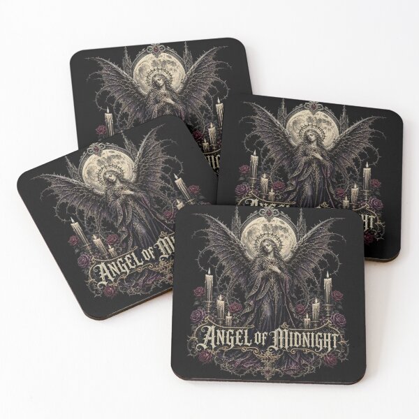 Item preview, Halloween Angel of Midnight – Dark Angel Gothic Sticker designed and sold by Uglyandcute.