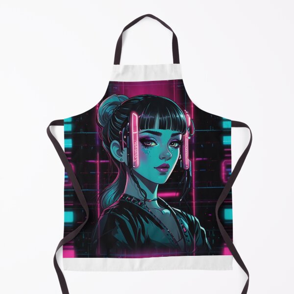 Item preview, Decora Kawaii Cyber Aesthetic Poster | Defiant Cyberpunk Anime Design designed and sold by Joy-boy-op.