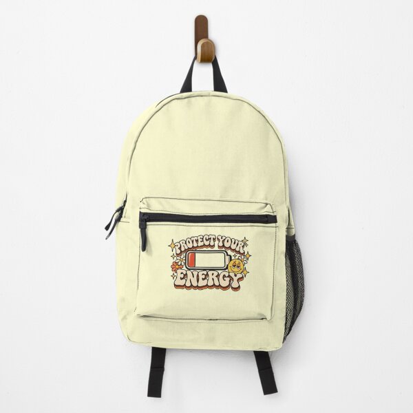 Item preview, Protect Your Energy Retro Low Battery Funny Mental Health designed and sold by Timeless Junction.