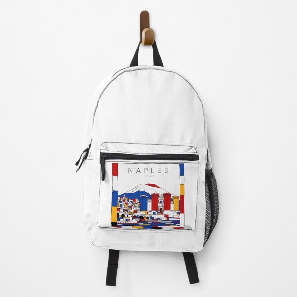 Item preview, Naples Mondrian style poster 3D designed and sold by CMYKStudio.