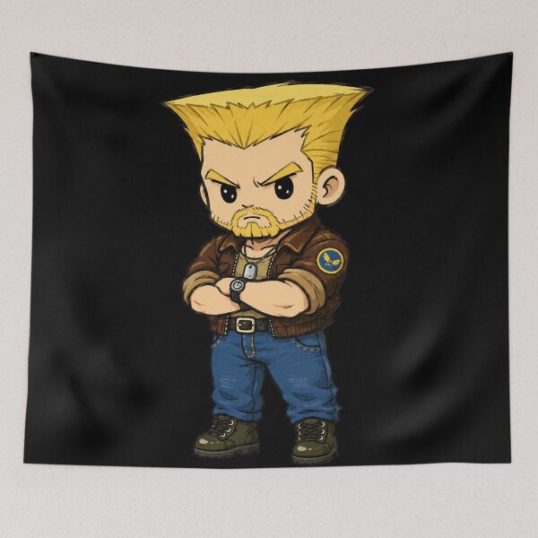 Item preview, Chibi Guile Street Fighter 6 | SF6 Fanart designed and sold by bapupa.