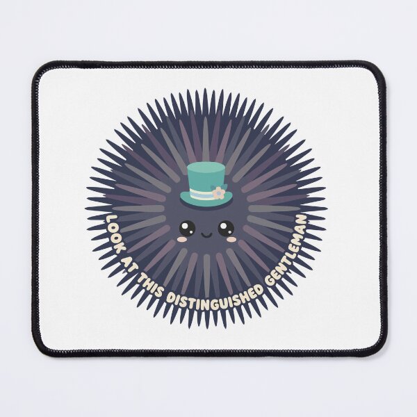 Item preview, Distinguished Gentleman Kawaii Sea Urchin With Hat designed and sold by Arc2020.