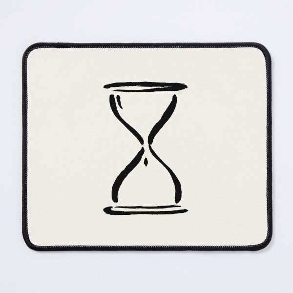 Item preview, Vintage Hourglass Time Symbol Line Art designed and sold by jianina-alondra.