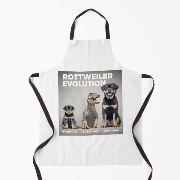 Item preview, Rottweiler Growth Stages: Puppy To Dino To Doggo ⭐⭐⭐⭐⭐ designed and sold by Redbubble-Gulf.