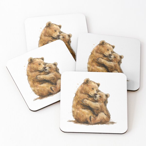 Item preview, Bear Cub | Cute Woodland Animal Watercolor Art designed and sold by Mandayartstudio.