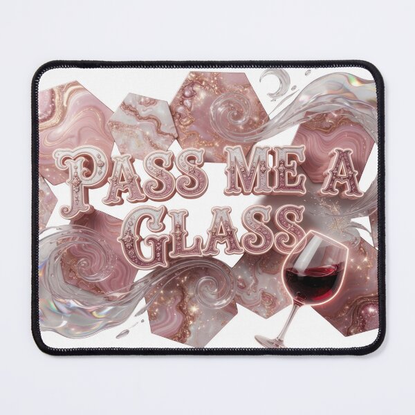 Item preview, Sharp PASS ME A GLASS Wearable Art designed and sold by dazzlemakers.