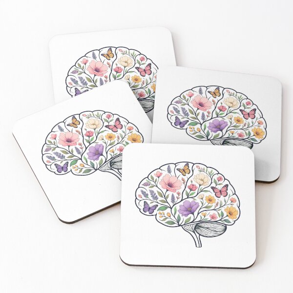 Item preview, Floral Brain Awareness designed and sold by Ahmed Nedji.