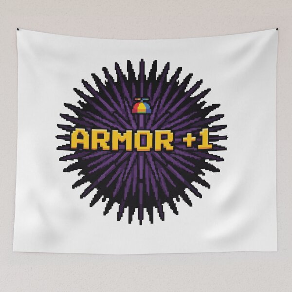 Item preview, Armor Plus One Pixel Art Sea Urchin Gamer Meme designed and sold by Arc2020.