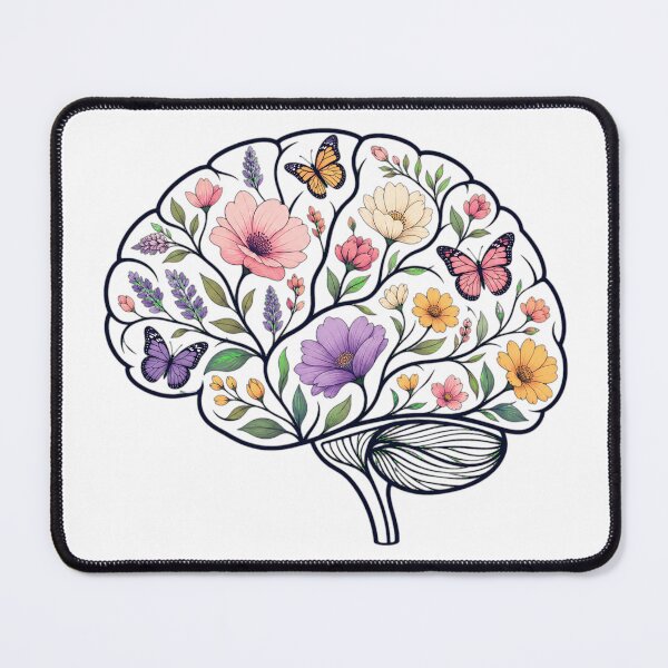 Item preview, Floral Brain Awareness designed and sold by Ahmed Nedji.