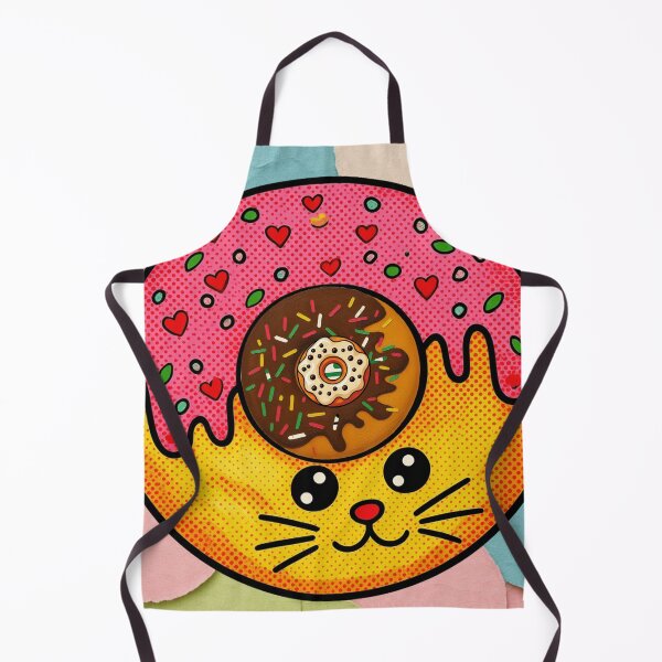 Item preview, Kawaii Donut Cat Pastel Pop Art designed and sold by suha-art.