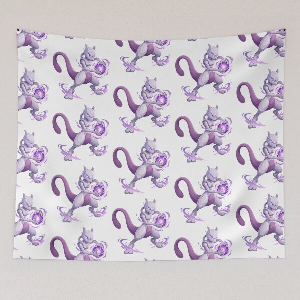 Item preview, Mewtwo attack illustration designed and sold by mackartist.