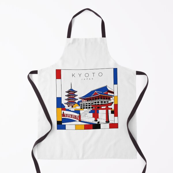 Item preview, Kyoto Mondrian style poster 3D designed and sold by CMYKStudio.