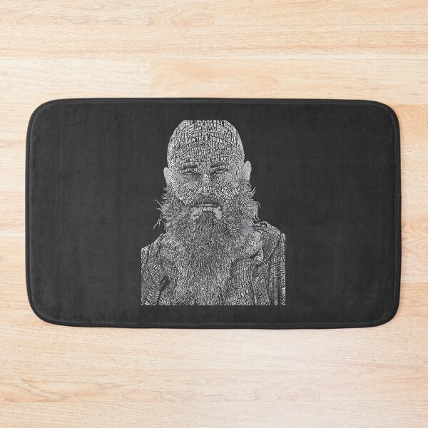 Item preview, Word Art Viking Warrior Portrait ⭐⭐⭐⭐⭐ designed and sold by Redbubble-Gulf.