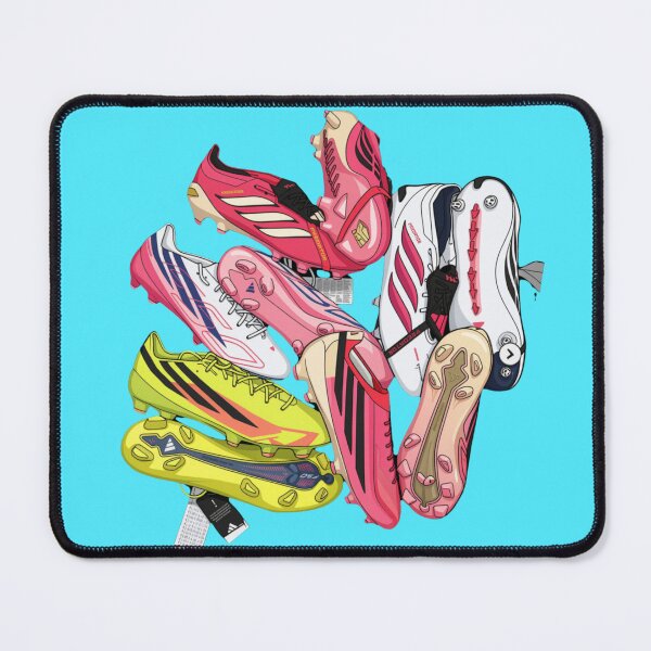 Item preview, Colorful Soccer Cleats Football Boots Illustration designed and sold by Ban Nang Root.