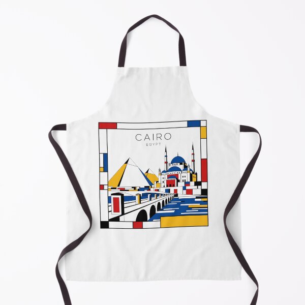 Item preview, Cairo Mondrian style poster 3D designed and sold by CMYKStudio.