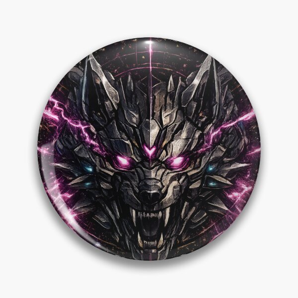 Item preview, Cyberpunk Cyber Wolf Alpha Magenta Lightning Art designed and sold by RiteshCenter .