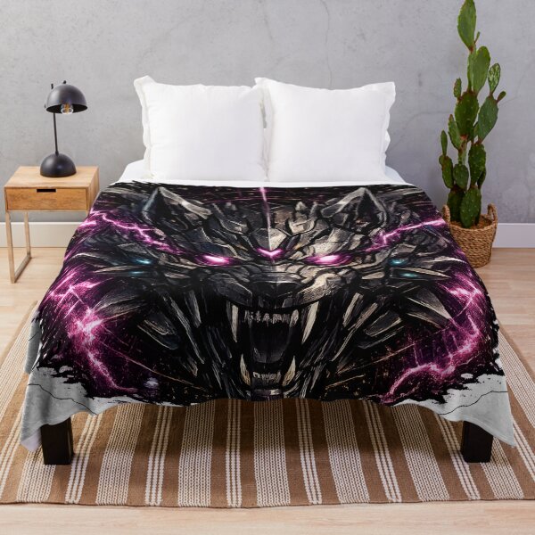 Item preview, Cyberpunk Cyber Wolf Alpha Magenta Lightning Art designed and sold by RiteshCenter .