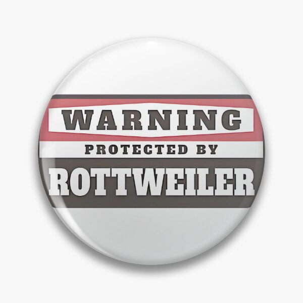Item preview, Protected By Rottweilerpng ⭐⭐⭐⭐⭐ designed and sold by Redbubble-Gulf.