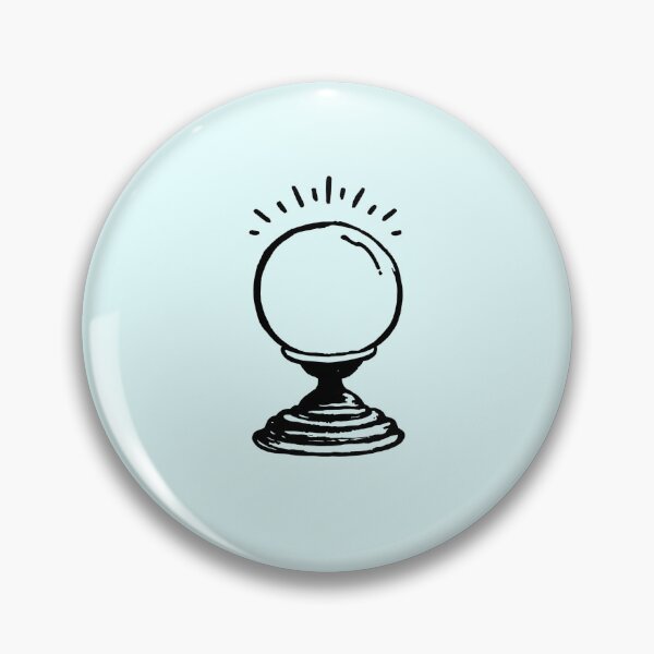 Item preview, Mystical Crystal Ball Fortune Teller Line Art designed and sold by jianina-alondra.