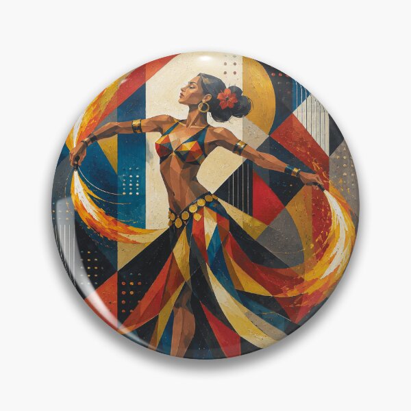 Item preview,  An elegant woman Dancer of the Flames painting. designed and sold by GalleryKauffeld.