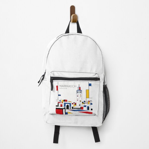 Item preview, Marrakech Mondrian style poster 3D designed and sold by CMYKStudio.