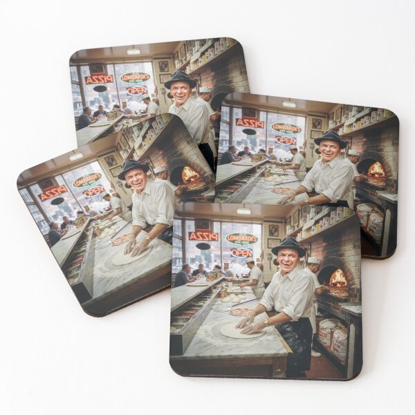 Item preview, Frank Sinatra Making NYC Pizza designed and sold by Home Decor Art.