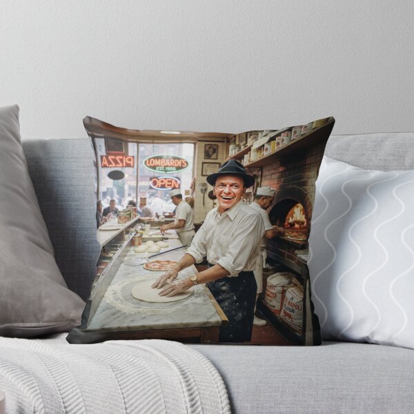 Item preview, Frank Sinatra Making NYC Pizza designed and sold by Home Decor Art.