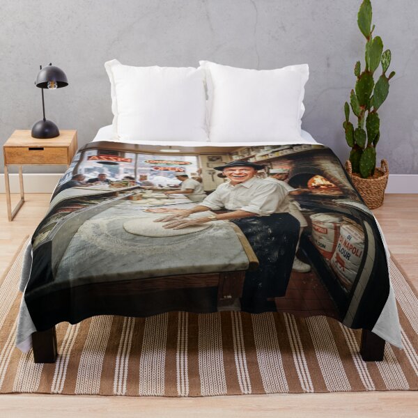 Item preview, Frank Sinatra Making NYC Pizza designed and sold by Home Decor Art.