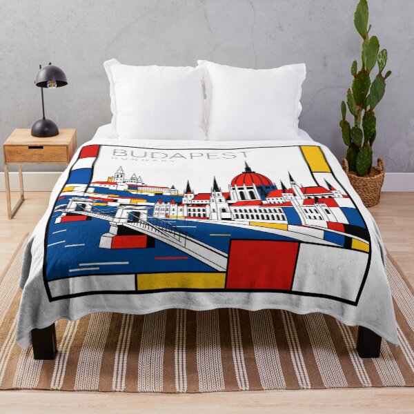 Item preview, Budapest style poster 3D designed and sold by CMYKStudio.