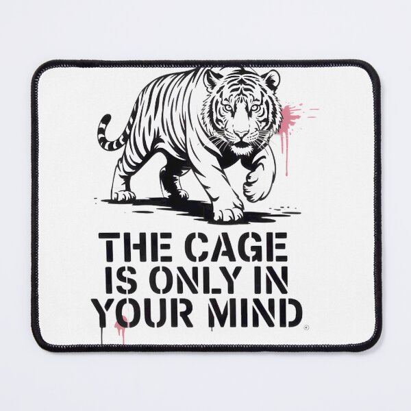 Item preview, Unleash Your Inner Tiger: Mind Over Matter ⭐⭐⭐⭐⭐ designed and sold by Redbubble-Gulf.