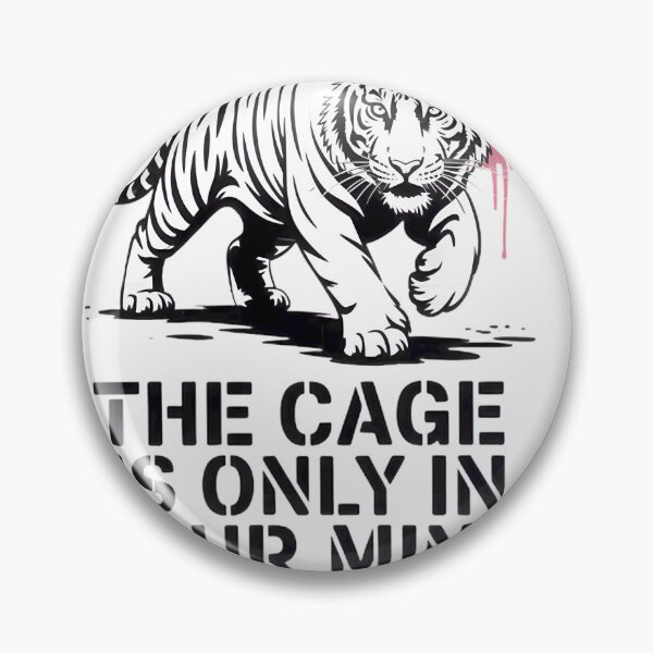 Item preview, Unleash Your Inner Tiger: Mind Over Matter ⭐⭐⭐⭐⭐ designed and sold by Redbubble-Gulf.
