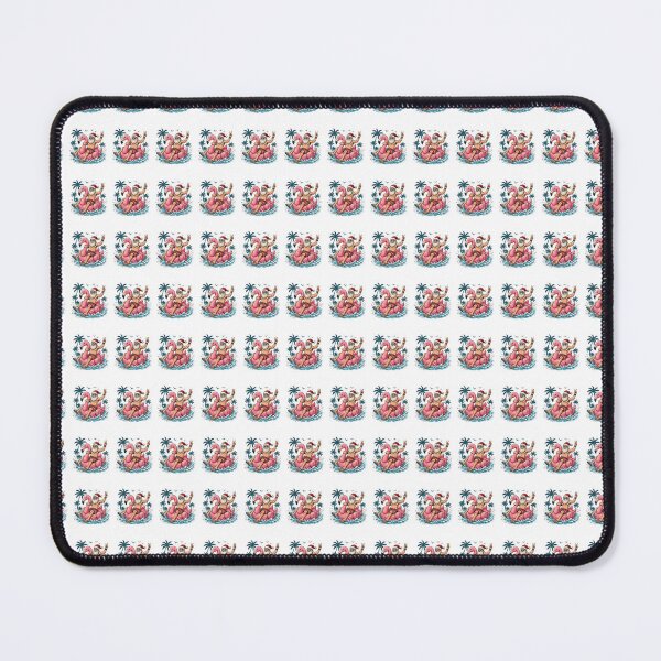 Item preview, Retro Surf Santa Flamingo Christmas Beach Vacation designed and sold by Moizento.