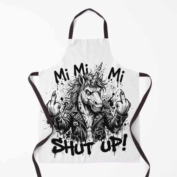Item preview, Mimimi Shut Up Punk Unicorn Graffiti designed and sold by Conpo.