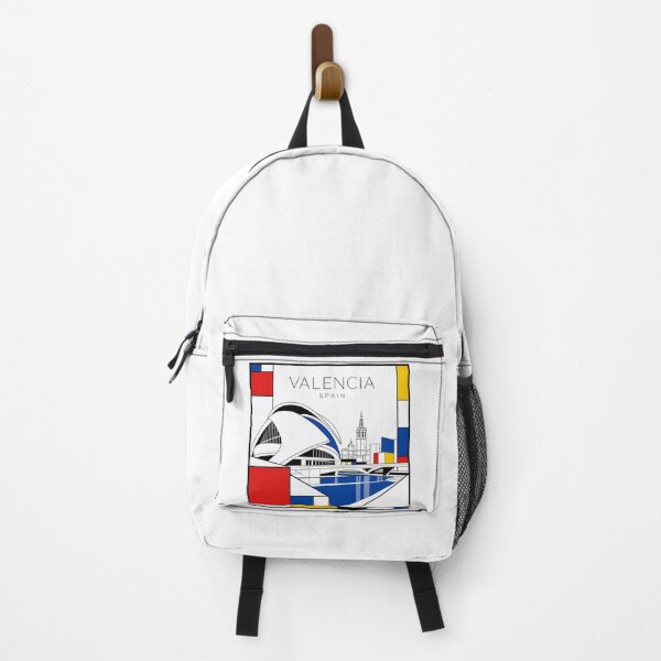 Item preview, Valencia Mondrian style poster 3D designed and sold by CMYKStudio.
