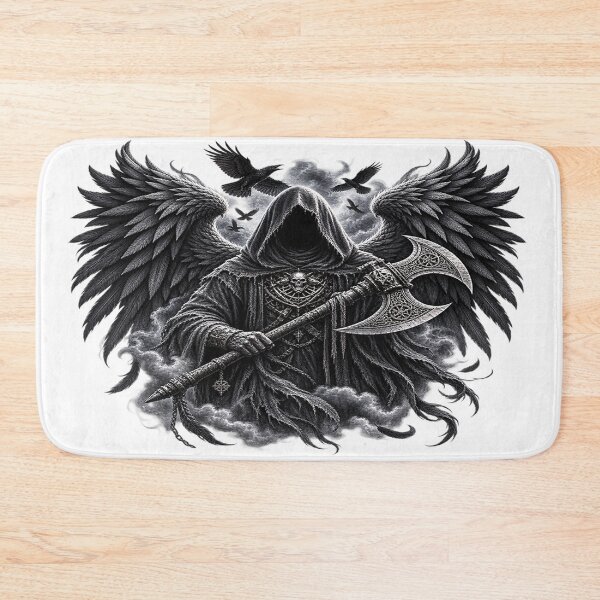 Item preview, Dark Winged Reaper – Gothic Guardian of Shadows designed and sold by TroviTutto.