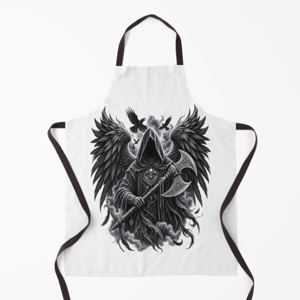 Item preview, Dark Winged Reaper – Gothic Guardian of Shadows designed and sold by TroviTutto.